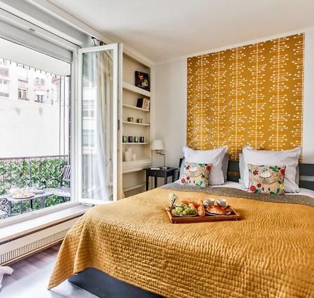 Charming 1Br Apartment With Terrace Le Marais Paris Center Exterior foto