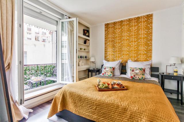 Charming 1Br Apartment With Terrace Le Marais Paris Center Exterior foto